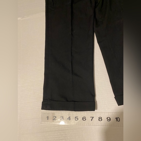 Claudio Nucci size 10 boys VTG black pleated front dress pants - Picture 5 of 8